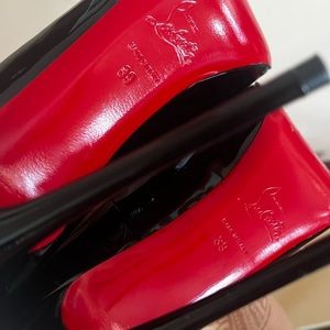 Christian Louboutin SIZE 39 VERY NEW PRIVE 120, BLACK